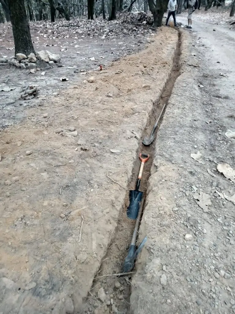 Brigada de prevención de incendios en labores de campo
