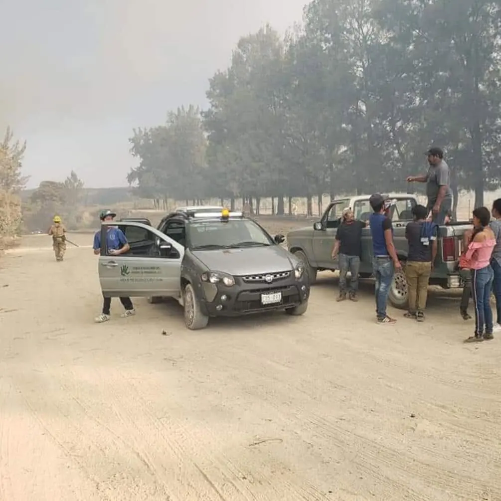 Brigada de prevención de incendios en labores de campo